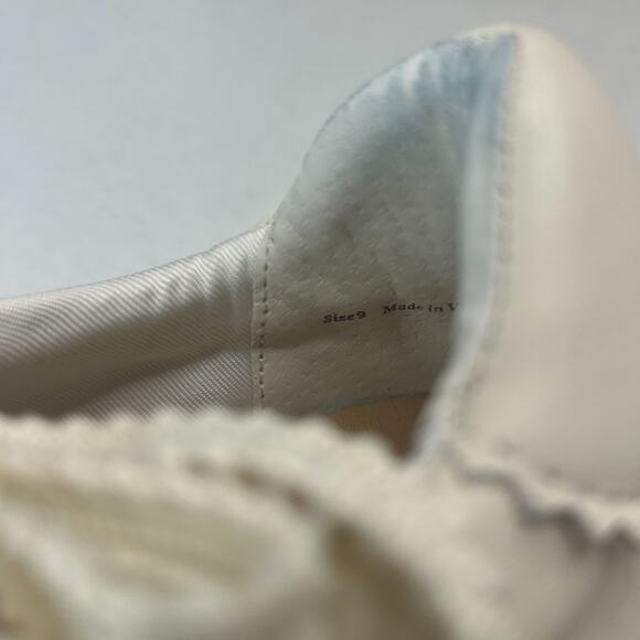 Dolce Vita Lennix Lace Up White Leather Sneakers Platform Hybrid Women's US 9 - Picture 9 of 11